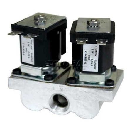 Allpoints Dual Solenoid Valve, 3/8", 120V For Vulcan, 713656 54-1053-VUL